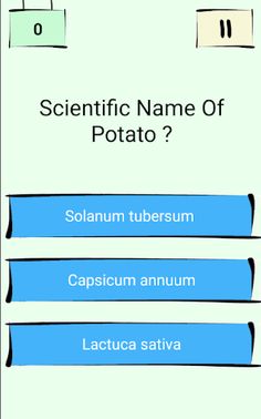 Scientific Names Quiz - Screenshot 1