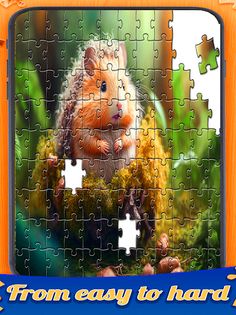 Hamster jigsaw match puzzle - Screenshot 3