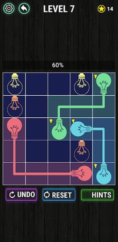 Lampu Neon : Line Puzzle Game - Screenshot 2