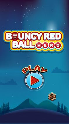 Bouncy Red Ball Hero - Screenshot 1