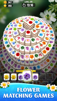 Zen Blossom: Flower Tile Match - Screenshot 1