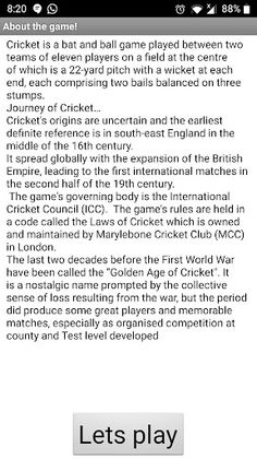 Cricket Quiz - Screenshot 2