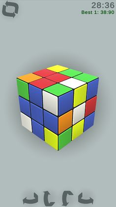 Classic Rubik's Cube 3D puzzle - Screenshot 1