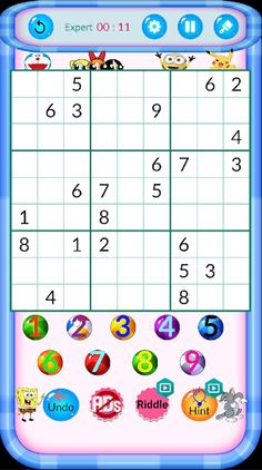 Cartoon Sudoku Surfers - Screenshot 3