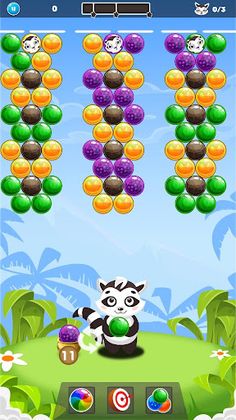 Bubbles: Racoon Rescue Bubble  - Screenshot 3