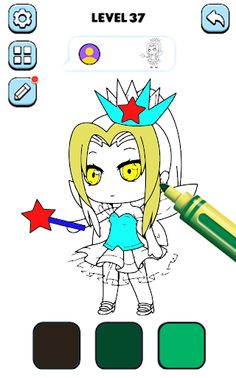 Princess Peach Coloring Book - Screenshot 3