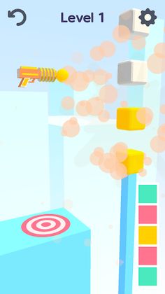 Paint Gun 3D - cube pile stack - Screenshot 3
