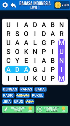 Word Search - Jom Cari Kata - Screenshot 2