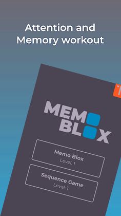 Memo Blox - Memory workout. - Screenshot 1