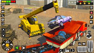 Car Crusher Excavator Games 3d - Screenshot 1