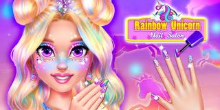 Rainbow Unicorn Nail Beauty Ar - Screenshot 1