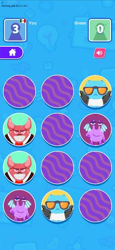Memory Card Brain Game with Mu - Screenshot 2