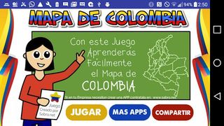 Mapa de Colombia Juego - Screenshot 1