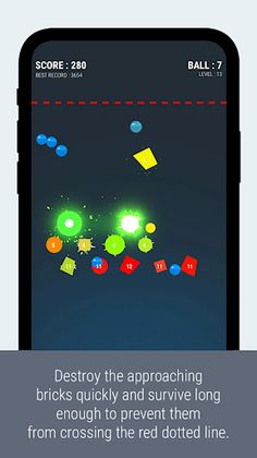 Drop the Ball, break bricks - Screenshot 2