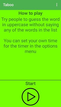 Taboo - Guess the word. Group - Screenshot 1