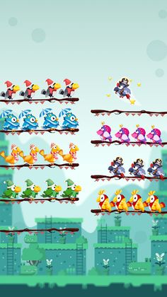 Bird Sort By Color Puzzle - Screenshot 4