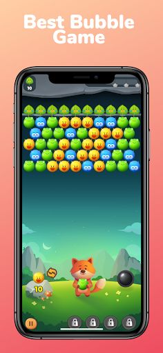 Nusty Fox - bubble shot game - Screenshot 1
