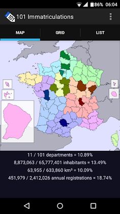 101 Immatriculations - Screenshot 1