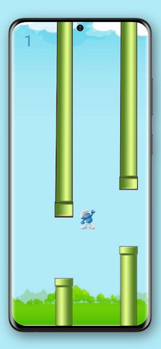 Flappy Smurf Cat - Flying cat - Screenshot 3