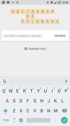 Validador de Palabras SCRABBLE - Screenshot 2