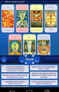 Tarot Thoth trainer - Screenshot 3