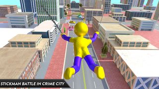 Stickman Rope Superhero Robot - Screenshot 2