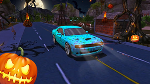 Halloween Drive Zone Mania - Screenshot 2