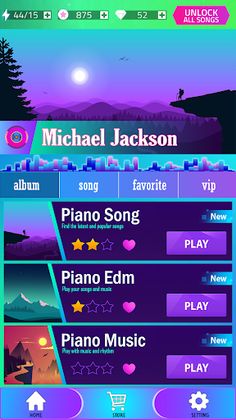 Michael Jackson Piano Game - Screenshot 1