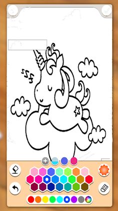 Unicorn Chibi-Coloring Game - Screenshot 3