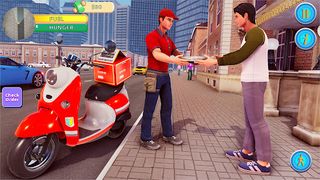 Food Delivery Boy Bike Game 3D - Screenshot 1