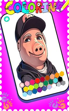 john pork coloring - Screenshot 2