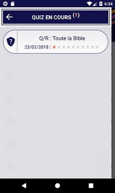 Questions/Reponses - Screenshot 4