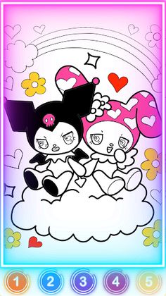 Kitten Sanrio Coloring Book - Screenshot 2