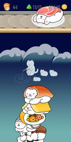Neko Sushi - Stack Game - Screenshot 3
