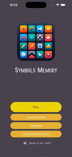 Symbols Memory Game - Screenshot 1