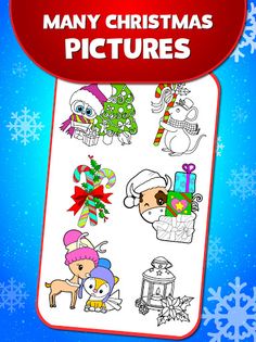 Xmas Coloring Book By Numbers - Screenshot 3