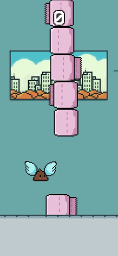 Flappy Poop - Screenshot 1