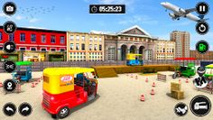 City Taxi Auto Rickshaw Game - Screenshot 4