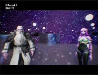 Light Collecting Game in Space - Screenshot 3