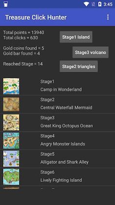 Treasure Click Hunter - Screenshot 1