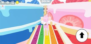 Cake and Sweet Girl Parkour - Screenshot 1