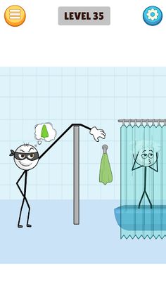 Stick Troll Robber Puzzle Game - Screenshot 3