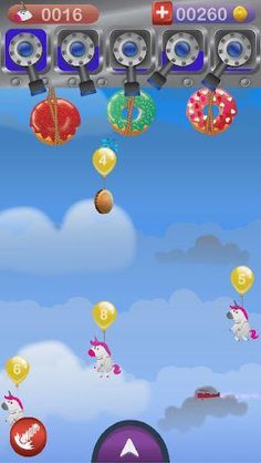 Fat Unicorns: Balloon Shooter - Screenshot 2