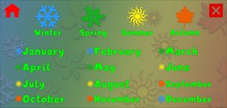 Learn: Months and Seasons - Screenshot 3