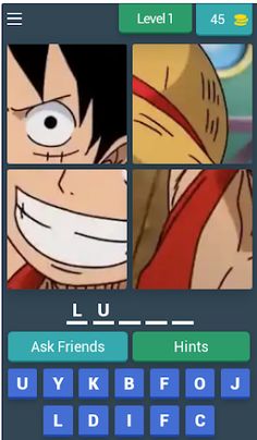 4 pictures 1 Piece Quiz Trivia - Screenshot 1