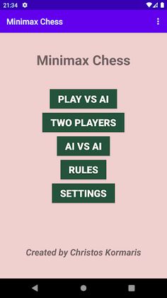 Minimax Chess - Screenshot 2