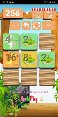 2048 Animal Alphabet - Screenshot 3