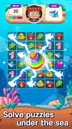 Ocean Match-3 Puzzle - Screenshot 1