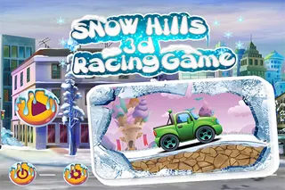 Snow hills 3D Racing game 2017 - Screenshot 2