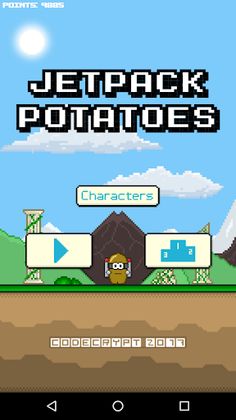 Jetpack Potatoes - Screenshot 1